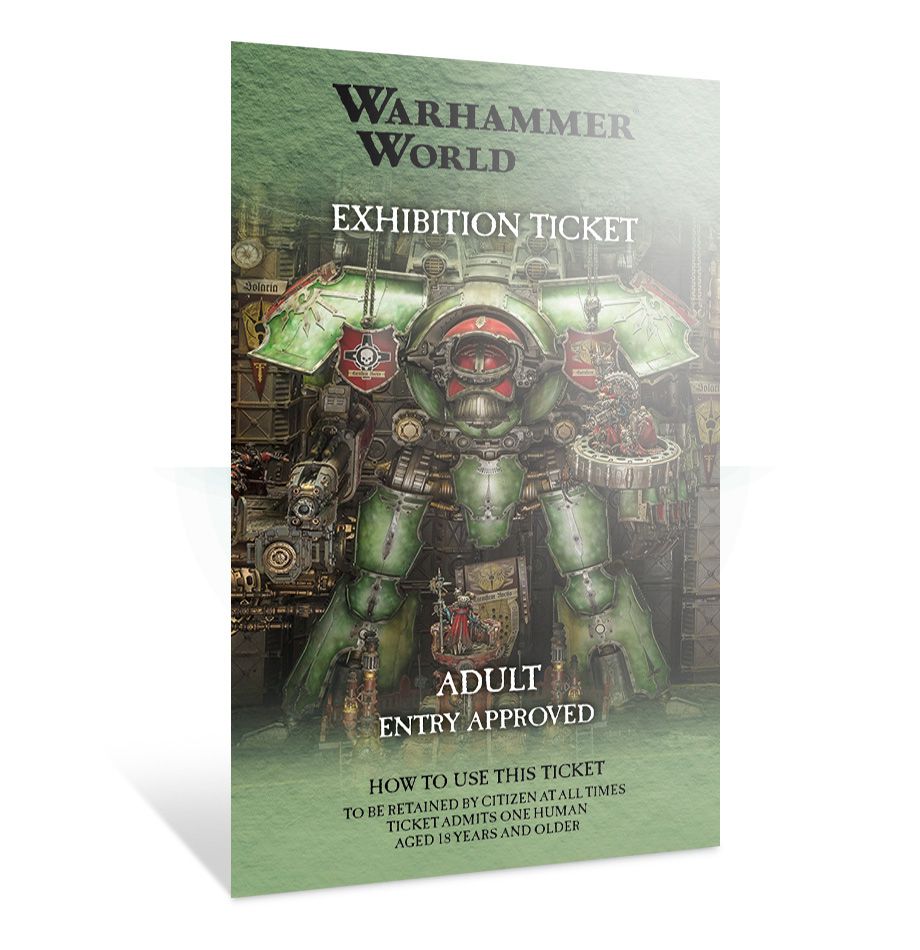 Warhammer World Exhibition Ticket (Adult)
