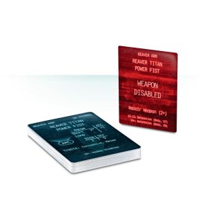 Adeptus Titanicus Reaver Battle Titan Weapon Card Pack