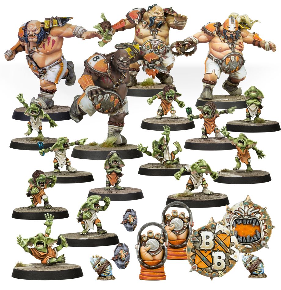 Ogre Blood Bowl Team – Fire Mountain Gut Busters