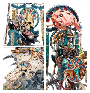 Tomb King/Liche Priest on Necrolith Bone Dragon