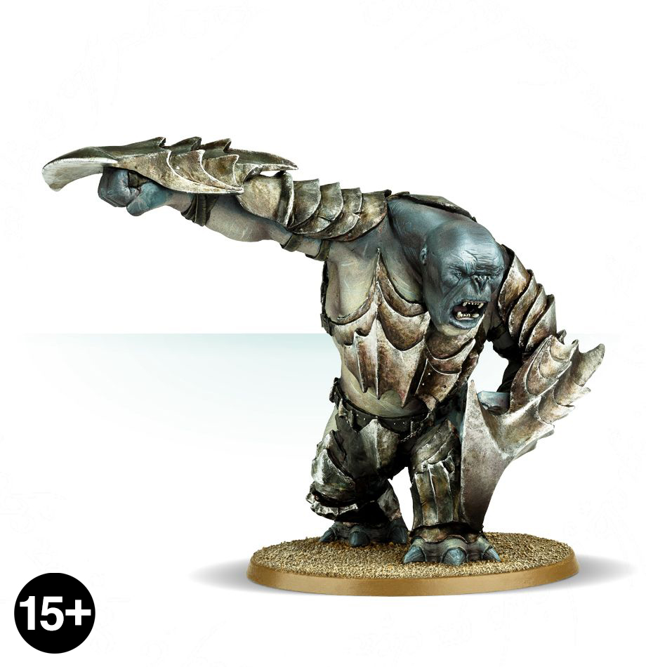 Gundabad Troll with Scythe Gauntlets