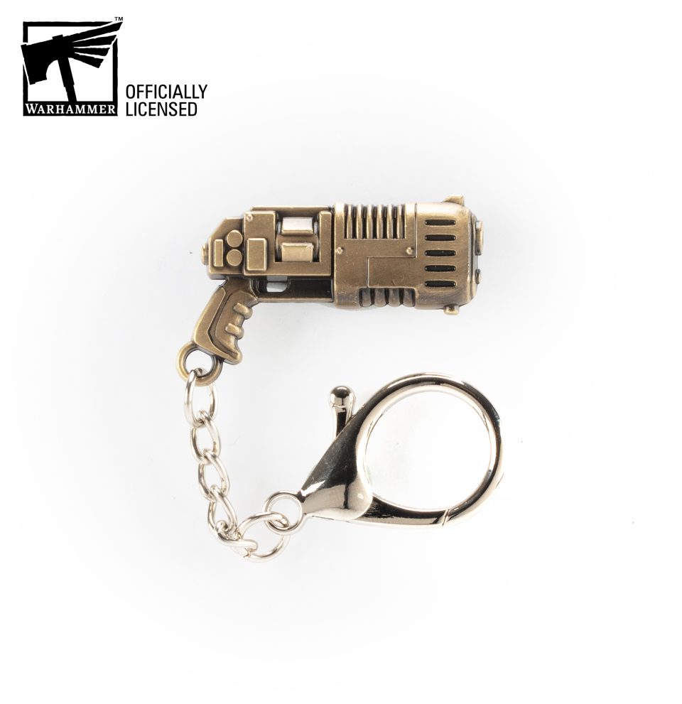 Starforged: Mephiston's Plasma Pistol Keychain