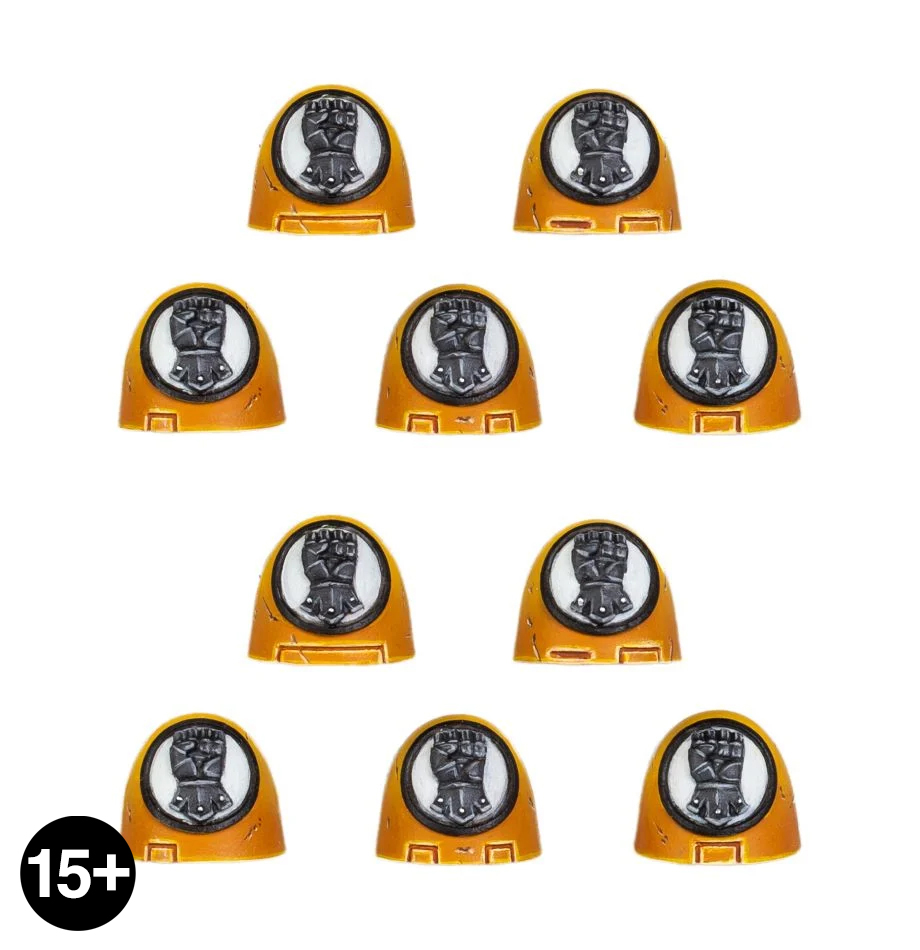 Imperial Fists MKVI Shoulder Pads