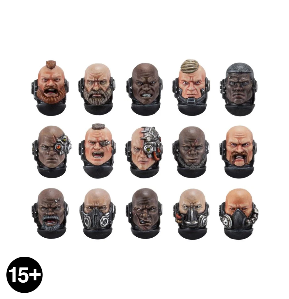Legiones Astartes – Character Heads Upgrade Set 1