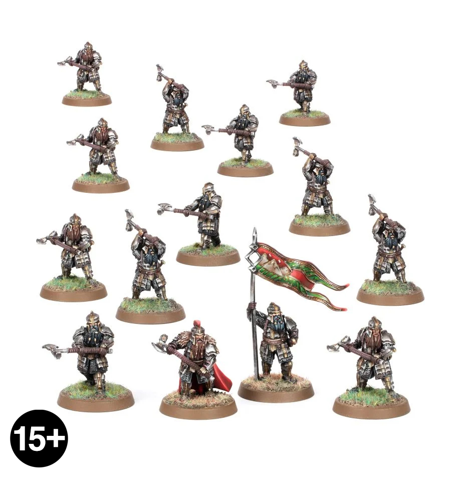 Iron Hills Dwarf Warriors with Mattocks Warband